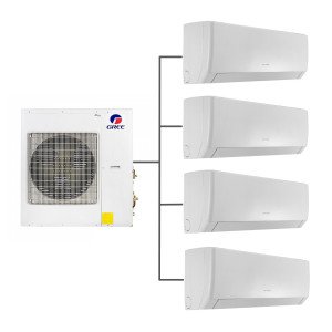 Мульти-спліт система Gree Free Match R32 GWHD28NK6LO + 4 внутрішні блоки (до 20-20-20-20 кв.м.)