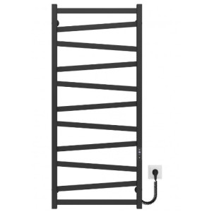 Електрична рушникосушарка Deffi Alpha П11 500x1200 Е праве підключення чорний