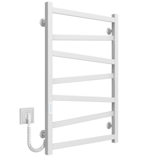 Електрична рушникосушарка Deffi Alpha П7 500x800 Е ліве підключення білий