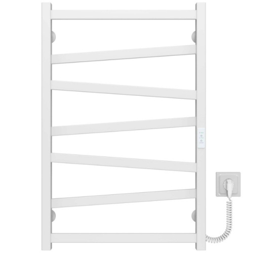 Електрична рушникосушарка Deffi Alpha П7 500x800 Е праве підключення білий