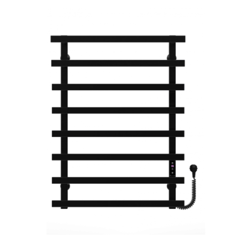 Електрична рушникосушарка Deffi Breeze П8 500x800 Е праве підключення чорний