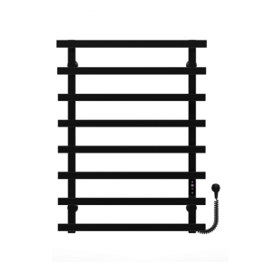 Електрична рушникосушарка Deffi Breeze П8 500x800 Е праве підключення чорний