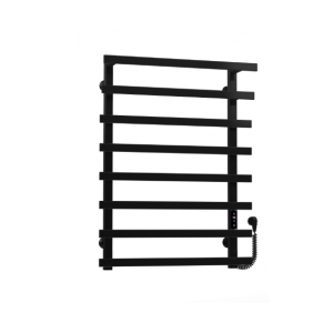 Електрична рушникосушарка Deffi Breeze П8 500x800 Е праве підключення чорний