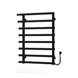 Електрична рушникосушарка Deffi Breeze П8 500x800 Е праве підключення чорний