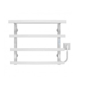 Электрический полотенцесушитель Deffi Lotos П4 500x500 Э правое подключение белый