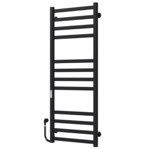 Электрический полотенцесушитель Deffi Avast П12 450x1200 ЧФ левое подключение чёрный