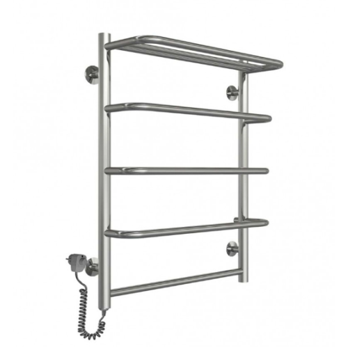 Електрична рушникосушарка Deffi Стандарт з полицею П5 500x700 Е ліве підключення