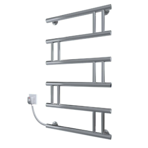 Электрический полотенцесушитель Deffi Змейка Люкс 500x800 Е левое подключение