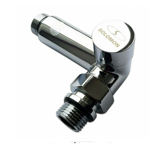 Кран угловой Deffi SOLOMON вентильный под ТЭН 1/2" 2шт.