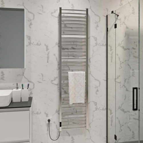 Електрична рушникосушарка Deffi Lima П30 400х1800  Е ліве підключення