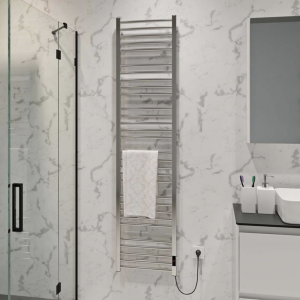 Электрический полотенцесушитель Deffi Lima П30 400х1800 Э правое подключение