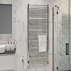 Электрический полотенцесушитель Deffi Lima П30 600х1800 Э левое подключение