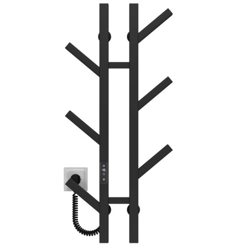 Рушникосушарка електрична Sakura П6 100х1000 E Deffi  (чорний,  ліве підключення)