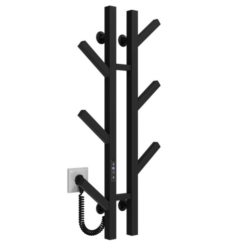 Рушникосушарка електрична Sakura П6 100х1000 E Deffi  (чорний,  ліве підключення)