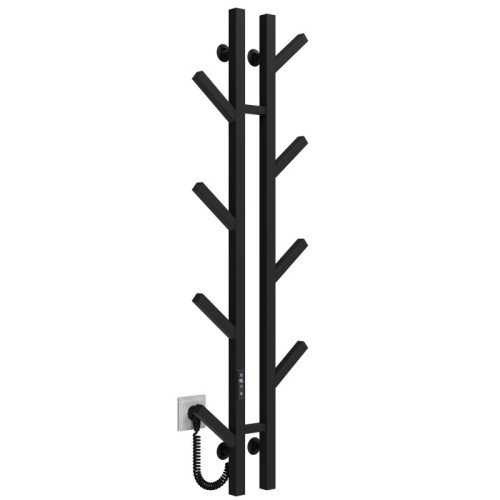 Рушникосушарка електрична Sakura П8 100х1200 E Deffi  (чорний,  ліве підключення)