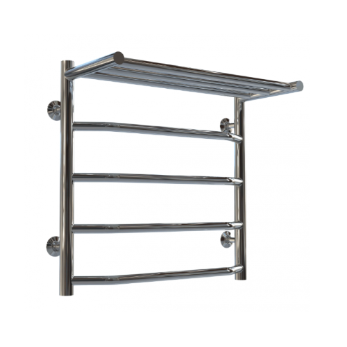 Водяна рушникосушарка Deffi Трапеція з полицею П5 500x500 В нижнє підключення