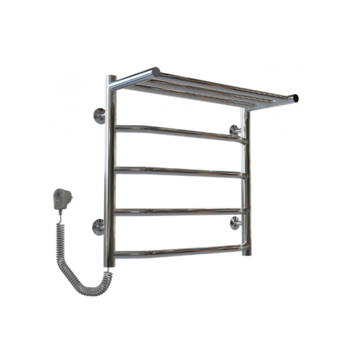 Електрична рушникосушарка Deffi Трапеція з полицею П5 500x500 Е ліве підключення