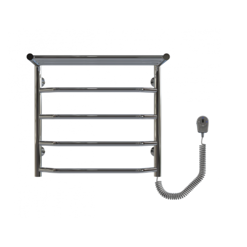 Електрична рушникосушарка Deffi Трапеція з полицею П5 500x500 Е праве підключення