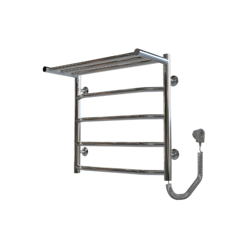 Електрична рушникосушарка Deffi Трапеція з полицею П5 500x500 Е праве підключення