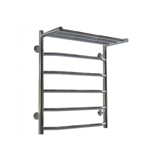 Водяна рушникосушарка Deffi Трапеція з полицею П6 500x600 В нижнє підключення