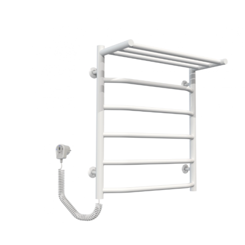 Електрична рушникосушарка Deffi Трапеція з полицею П6 500x600 Е ліве підключення