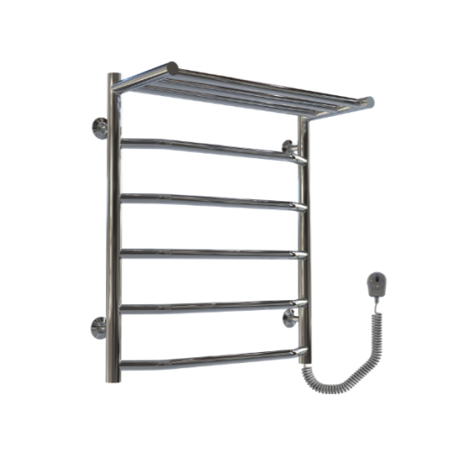 Електрична рушникосушарка Deffi Трапеція з полицею П6 500x600 Е праве підключення