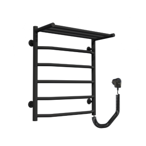 Електрична рушникосушарка Deffi Трапеція з полицею П6 500x600 Е праве підключення Електрична рушникосушарка Deffi Трапеція з полицею П6 500x600 Е праве підключення