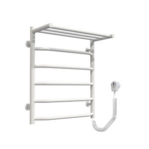 Електрична рушникосушарка Deffi Трапеція з полицею П6 500x600 Е праве підключення Електрична рушникосушарка Deffi Трапеція з полицею П6 500x600 Е праве підключення