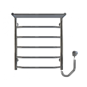 Електрична рушникосушарка Deffi Трапеція з полицею П6 500x600 Е праве підключення Електрична рушникосушарка Deffi Трапеція з полицею П6 500x600 Е праве підключення