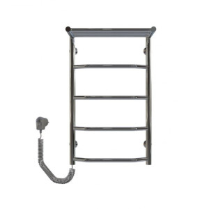 Електрична рушникосушарка Deffi Трапеція з полицею П5 400x700 Е ліве підключення