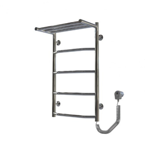 Електрична рушникосушарка Deffi Трапеція з полицею П5 400x700 Е праве підключення