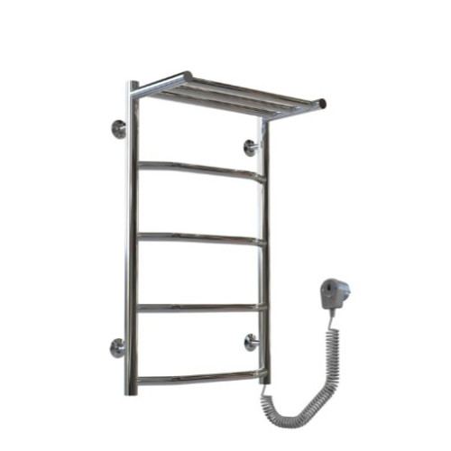 Електрична рушникосушарка Deffi Трапеція з полицею П5 400x700 Е праве підключення