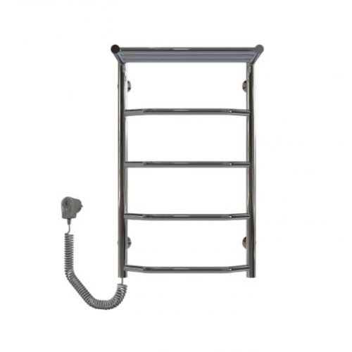 Електрична рушникосушарка Deffi Трапеція з полицею П5 400x700 Е ліве підключення