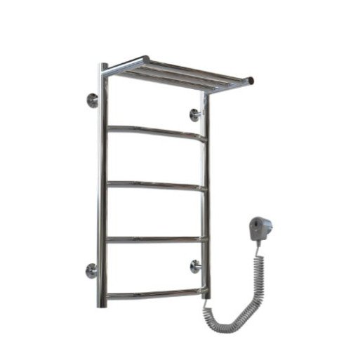 Електрична рушникосушарка Deffi Трапеція з полицею П5 400x700 Е праве підключення