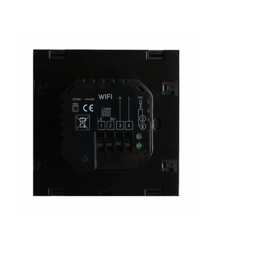 Терморегулятор EcoTerm SN WI-FI Black Терморегулятор EcoTerm SN WI-FI Black