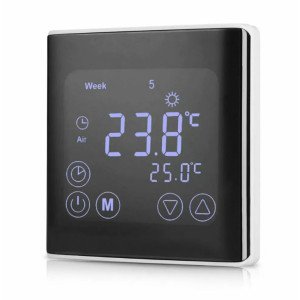 Терморегулятор EcoTerm BSN WI-FI Black програматор