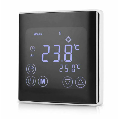 Терморегулятор EcoTerm BSN WI-FI Black програматор