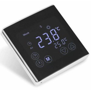 Терморегулятор EcoTerm BSN WI-FI Black програматор