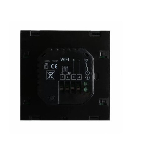 Терморегулятор EcoTerm SN WI-FI Black Терморегулятор EcoTerm SN WI-FI Black