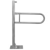 Поручень Laris напольний відкидний з тримачем (перемичкою)