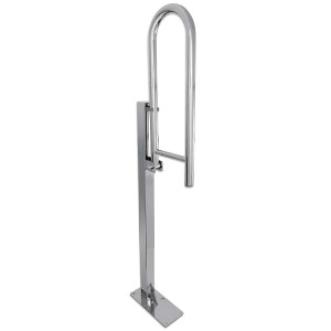 Поручень Laris напольный откидной с держателем (перемычкой) Поручень Laris напольный откидной с держателем (перемычкой)