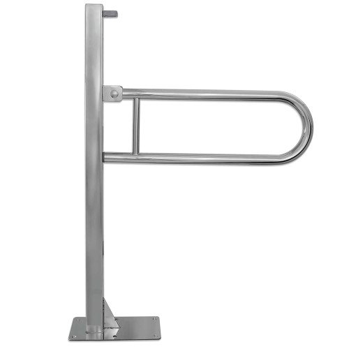 Поручень Laris напольний відкидний з тримачем (перемичкою)