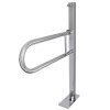 Поручень Laris напольный откидной с держателем (перемычкой)