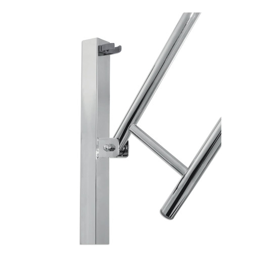 Поручень Laris напольний відкидний з тримачем (перемичкою)