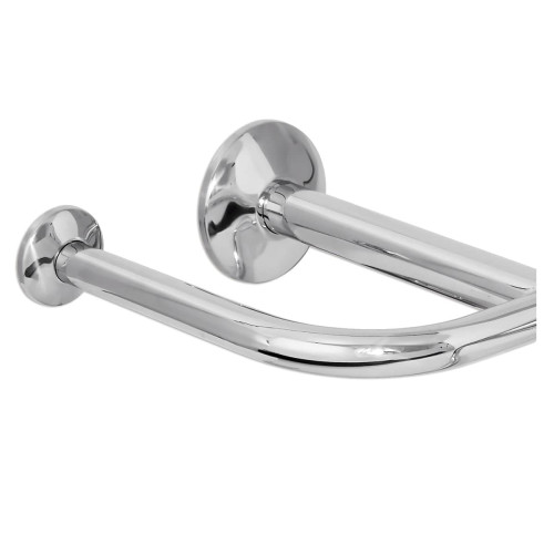 Поручень Laris настенный с упором (левый) Поручень Laris настенный с упором (левый)