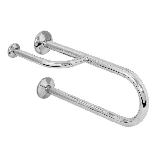 Поручень Laris настінний з упором (лівий) Поручень Laris настінний з упором (лівий)