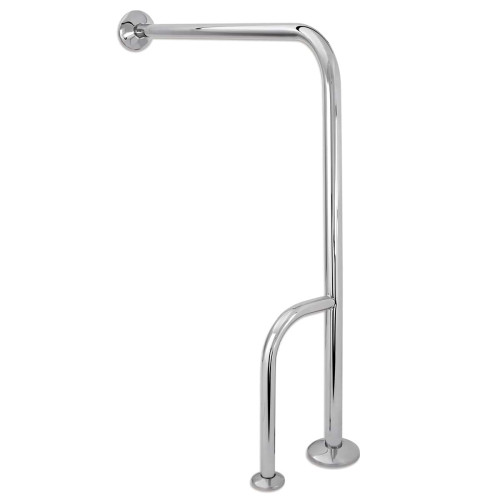 Поручень Laris напольний з упором (лівий) Поручень Laris напольний з упором (лівий)