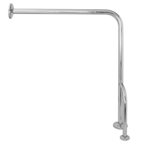 Поручень Laris напольний з упором (лівий) Поручень Laris напольний з упором (лівий)