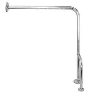 Поручень Laris напольний з упором (лівий)