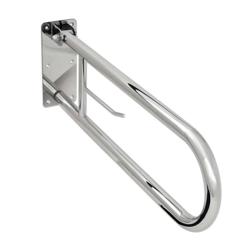 Поручень Laris настінний відкидний (з тримачем для паперу)